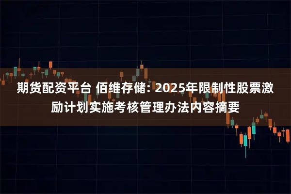 期货配资平台 佰维存储: 2025年限制性股票激励计划实施考核管理办法内容摘要