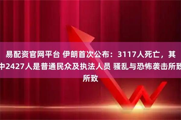 易配资官网平台 伊朗首次公布：3117人死亡，其中2427人是普通民众及执法人员 骚乱与恐怖袭击所致